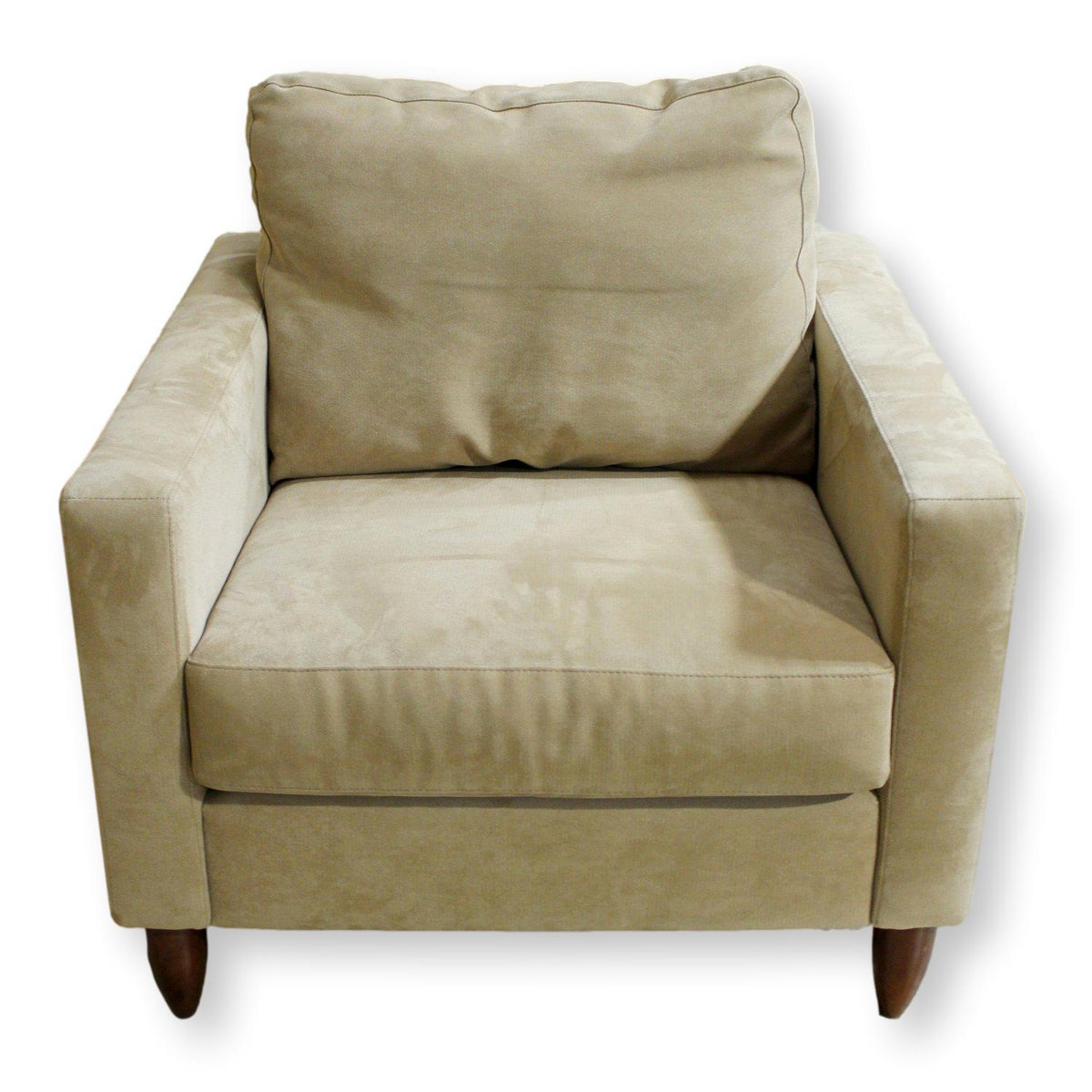 Crate & Barrel Tan Club Chair