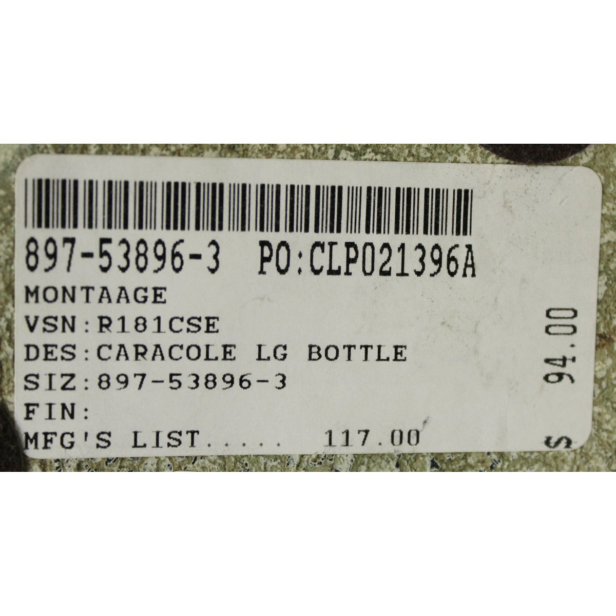 Montaage 'Caracole' Green Bottle Vase