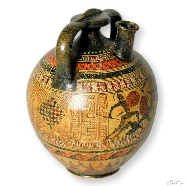 Hand Painted Greek Amphora Reproduction