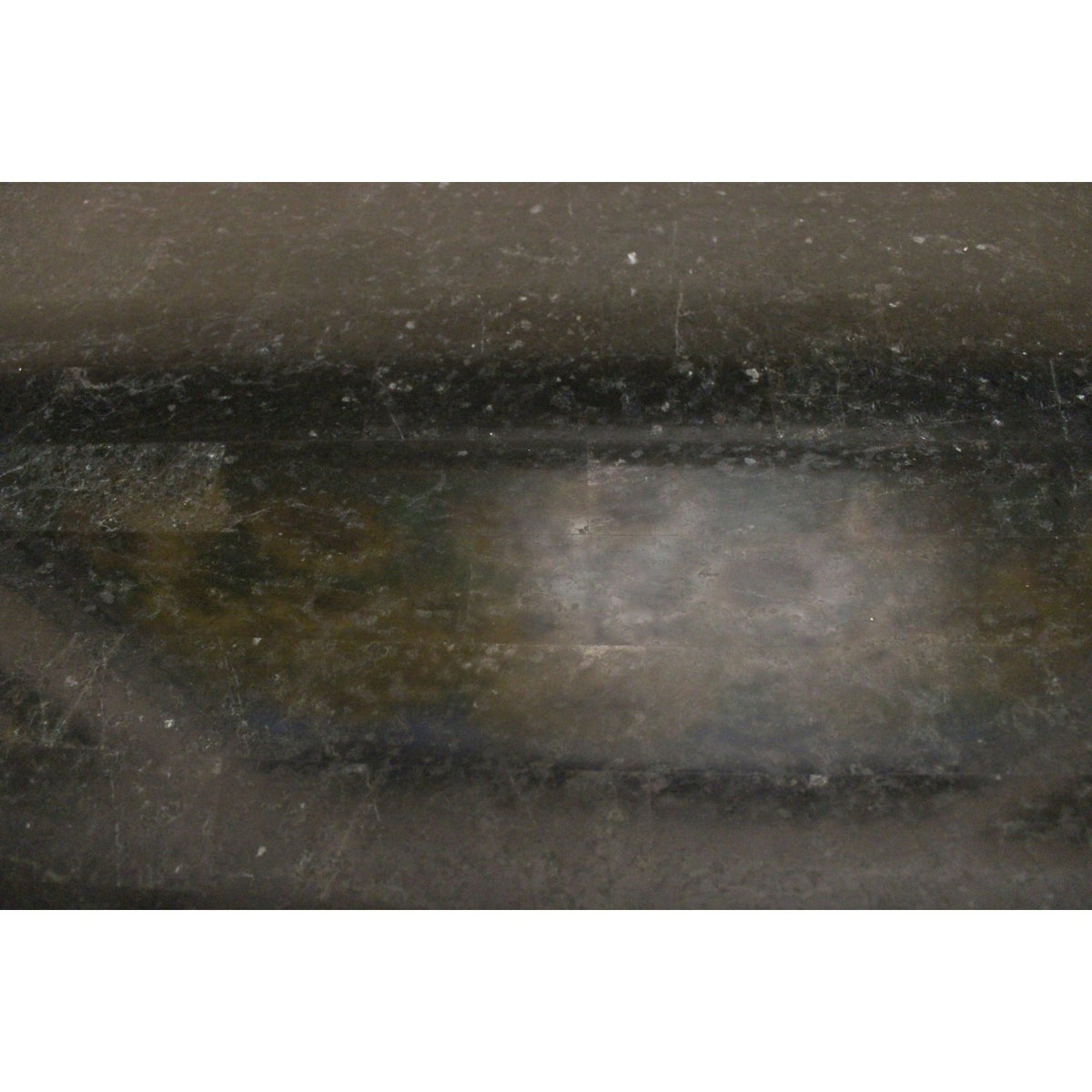 Granite Top Demilune Console Table