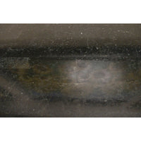 Granite Top Demilune Console Table