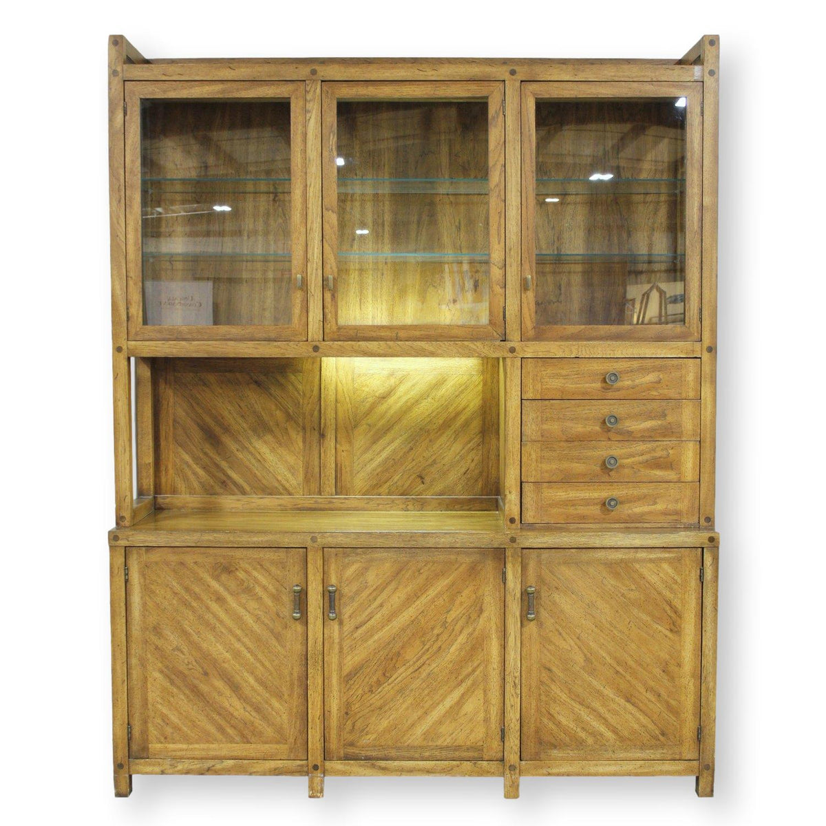 Bernhardt 'Hibriten' Asymmetrical China Cabinet