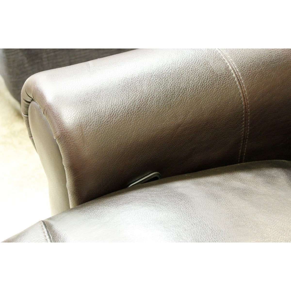 Oversize Dark Brown Recliner