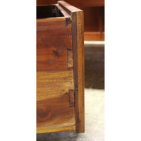 Tropical Wood Two Drawer File Cabinet