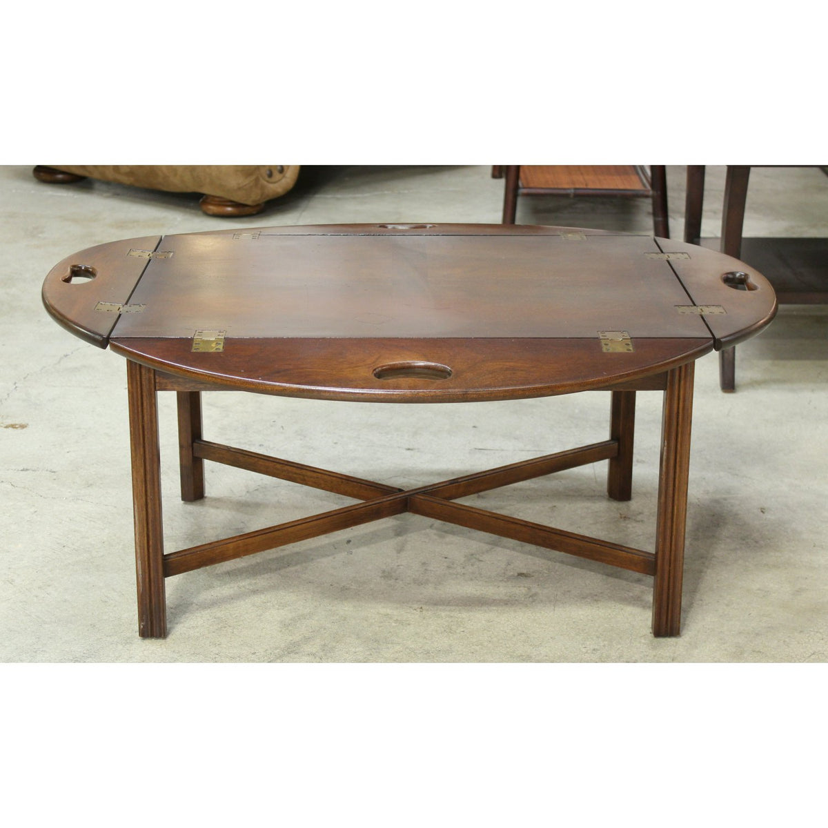 Mahogany Butler's Tray Coffee Table