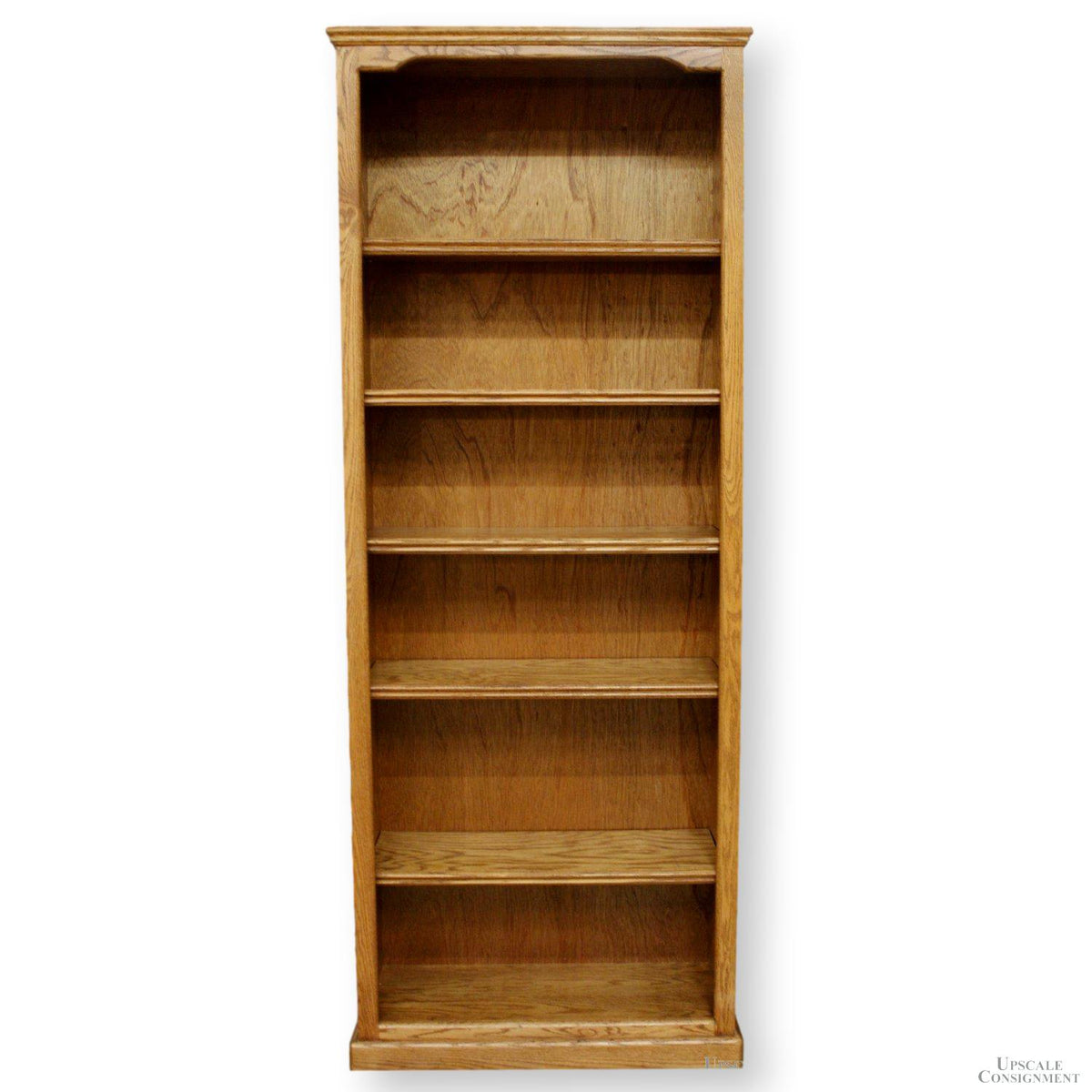 7' Oak Bookcase