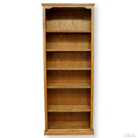 7' Oak Bookcase
