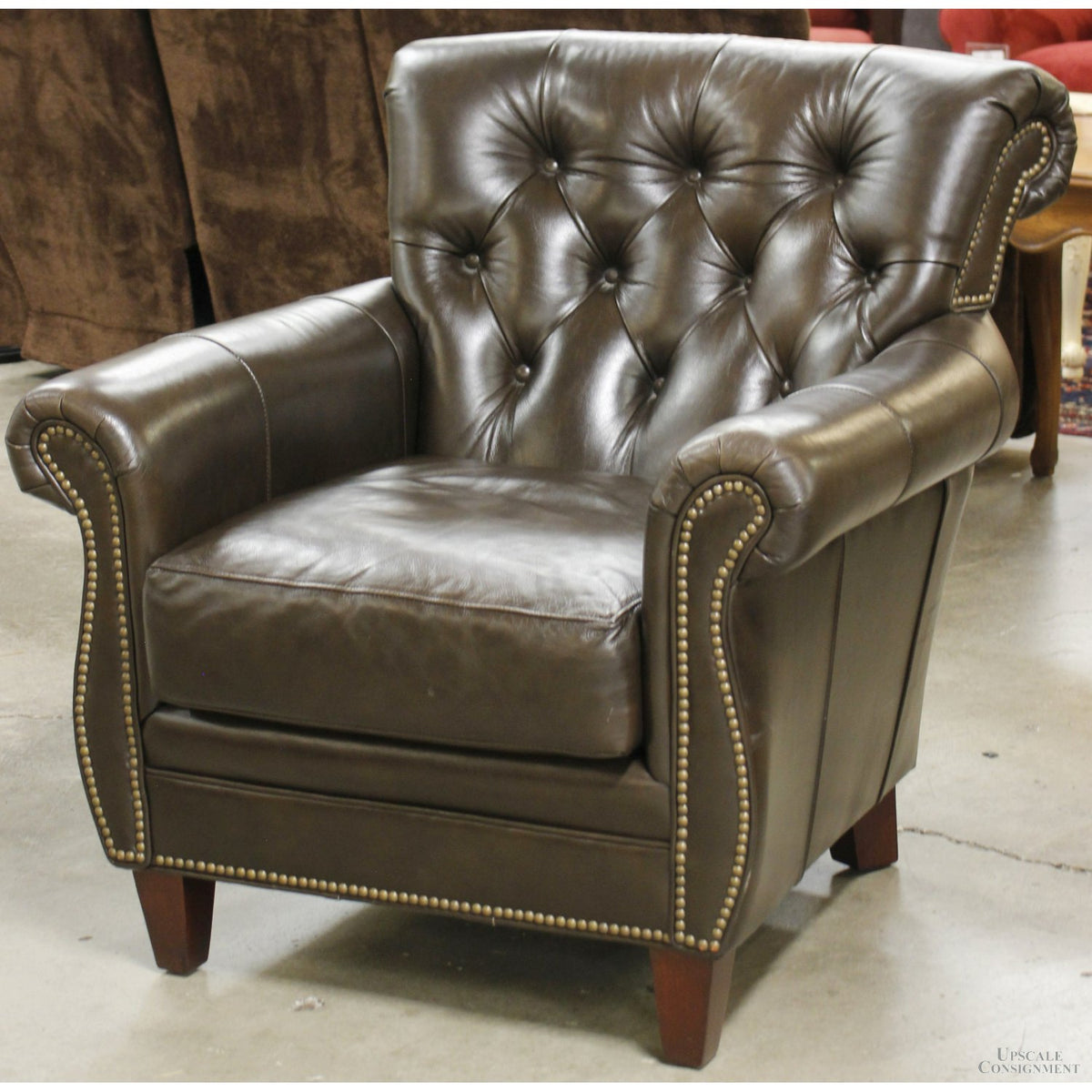 Bradington Young Leather Club Chair