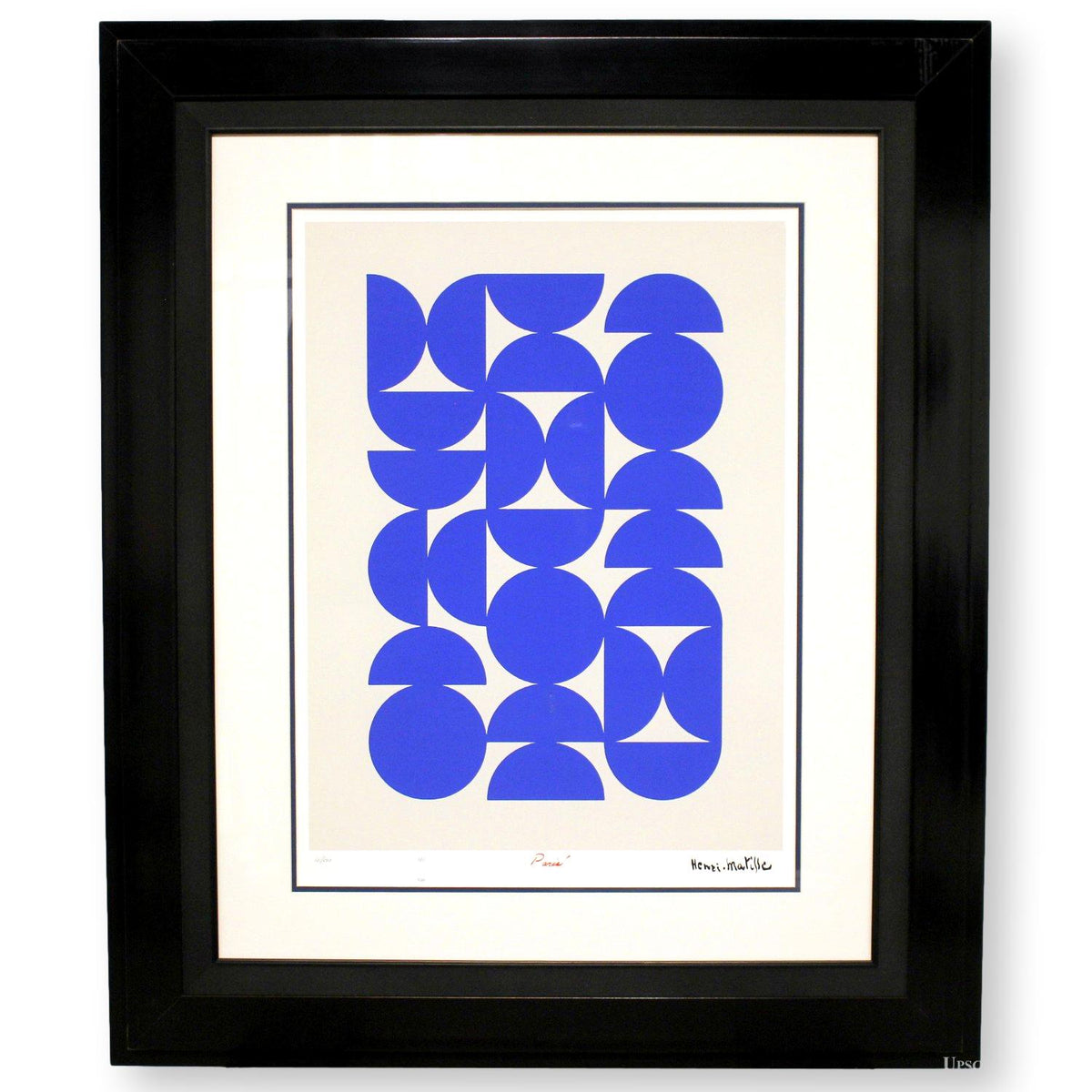 "Blue Semi Circles" by Henri Matisse