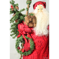 Lynn Haney 'Crimson Christmas' 18'' Santa Figure