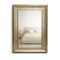 Large Silver Framed Mirror