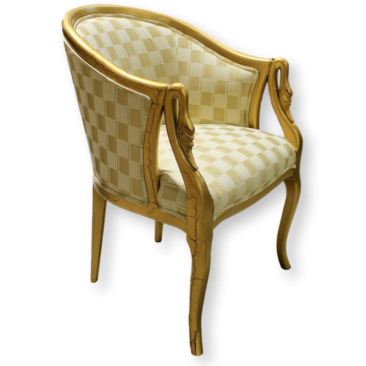 Swan Arm Accent Chair