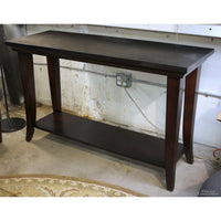 Dark Finish Wood Sofa Table