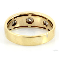 Jared Jewelry .54ctw Diamond 14K Two-Tone Gold Men's Ring