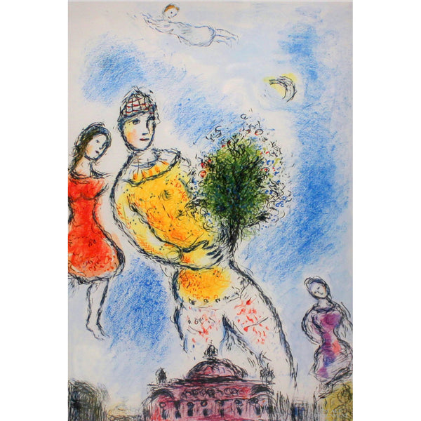 "Dans le Ciel de L'Opera" by Marc Chagall