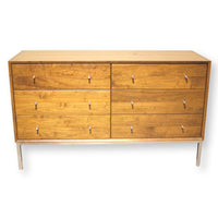 'Delano' Walnut Double Dresser