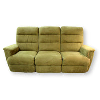 La-Z-Boy Olive Green Dual Reclining Sofa