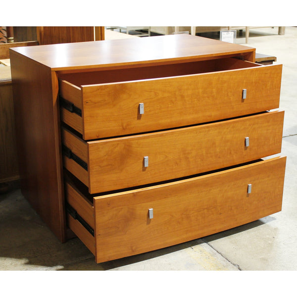 Cherry Finish 3 Drawer Chest