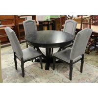 Canadel Black Dinette Table w/4 Chairs