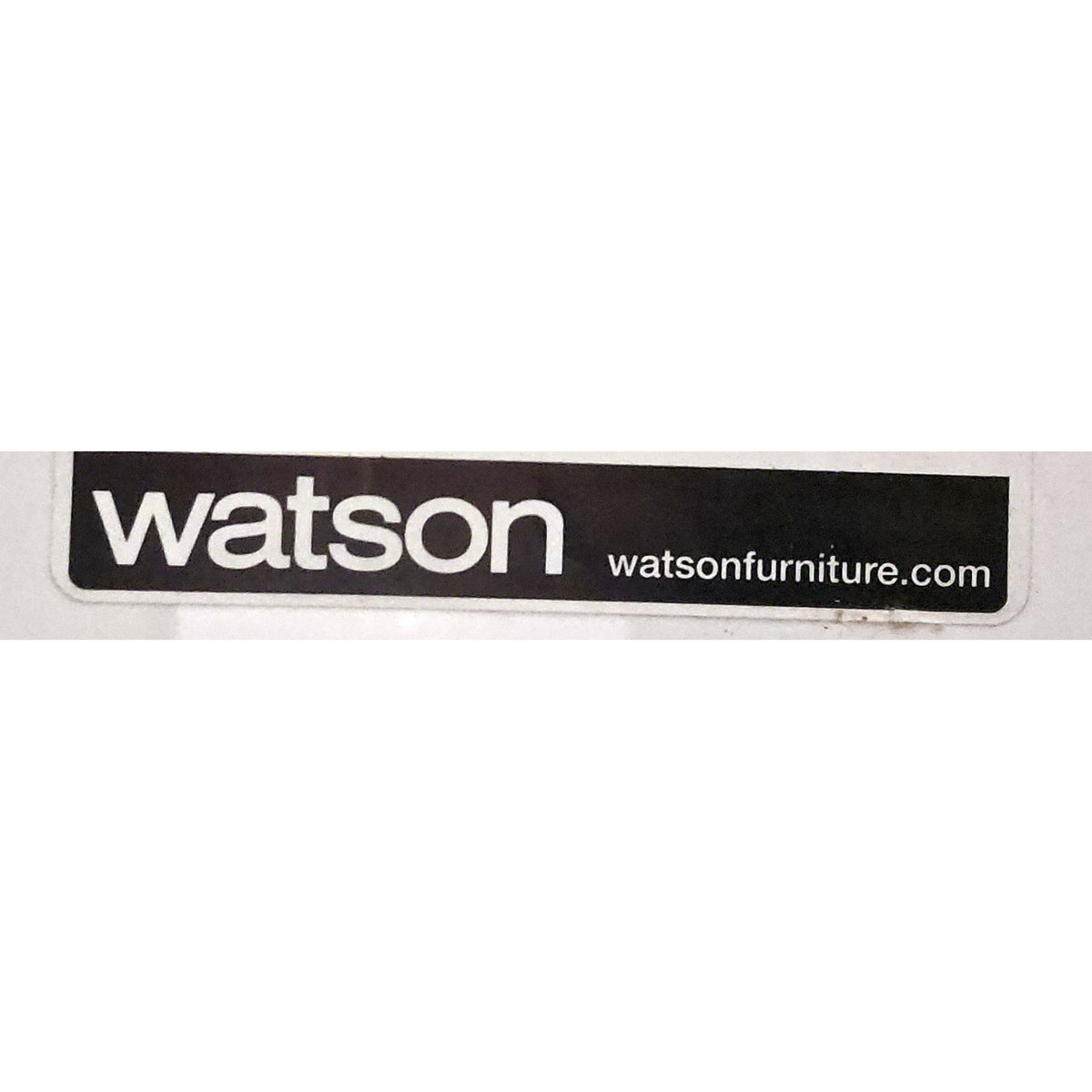 Watson Furn. "Miro" Industrial Metal & White Laminate End Table