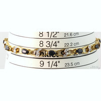 5.65ctw Sapphire Diamond 18K Gold Vermeil Bracelet