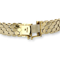 1990s 14K Yellow Gold Quartz Swiss Movement Watch