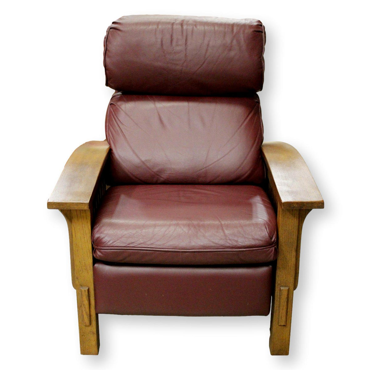Flexsteel Mission Style Leather Recliner