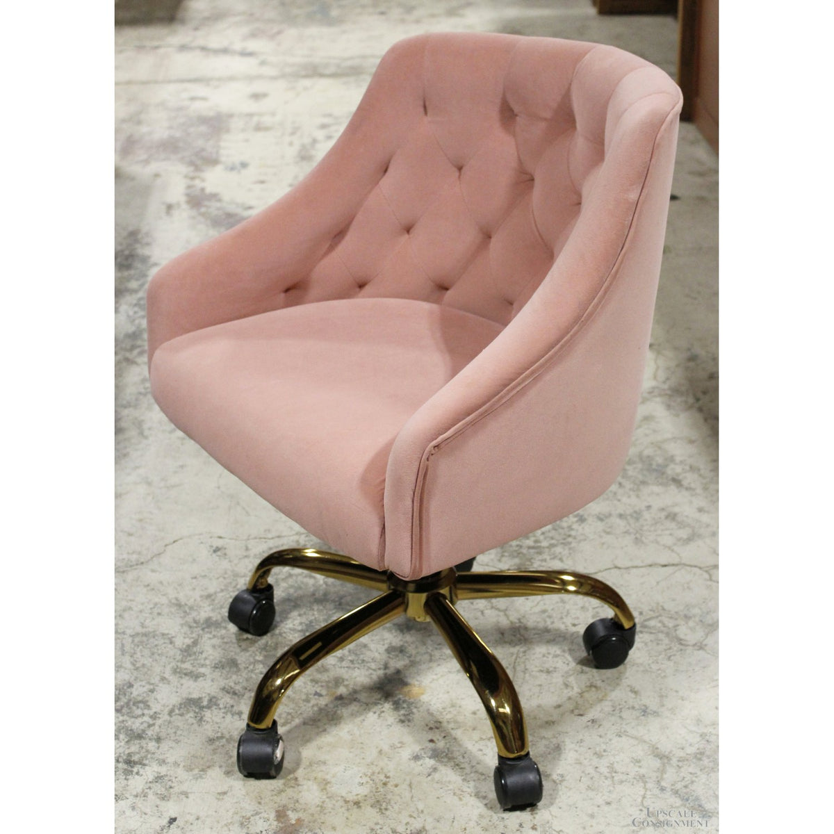Pink & Gold Task Chair