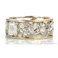 Edwardian Revival Style .90ctw Diamond Ring - .44ct Solitaire