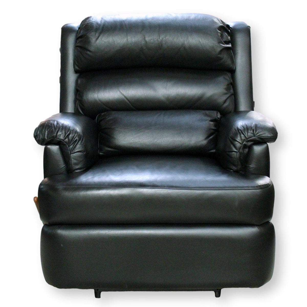 Black Leather Rocking Recliner