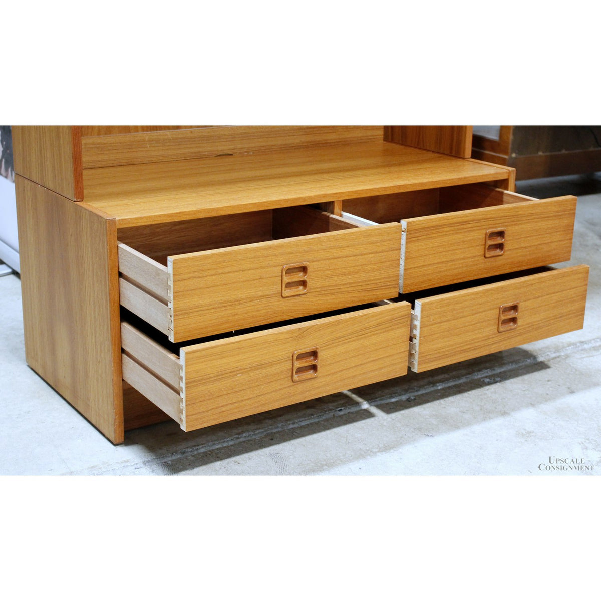 FM Furniture Danish Teak Bookshelf w/Drawers