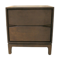 Modern 2 Drawer Nightstand