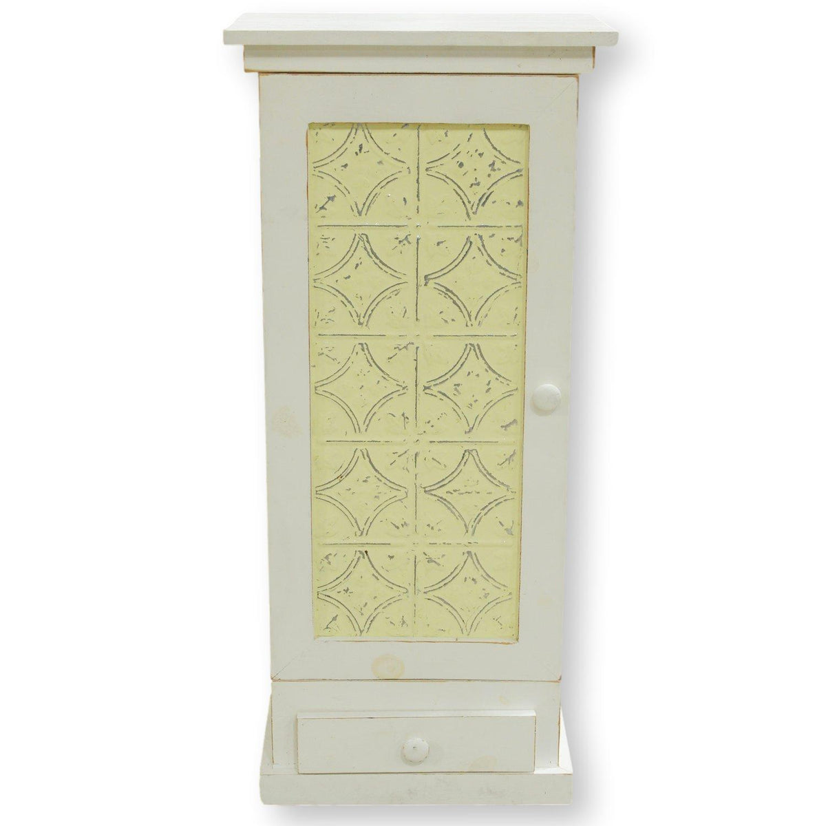 White Accent Cabinet