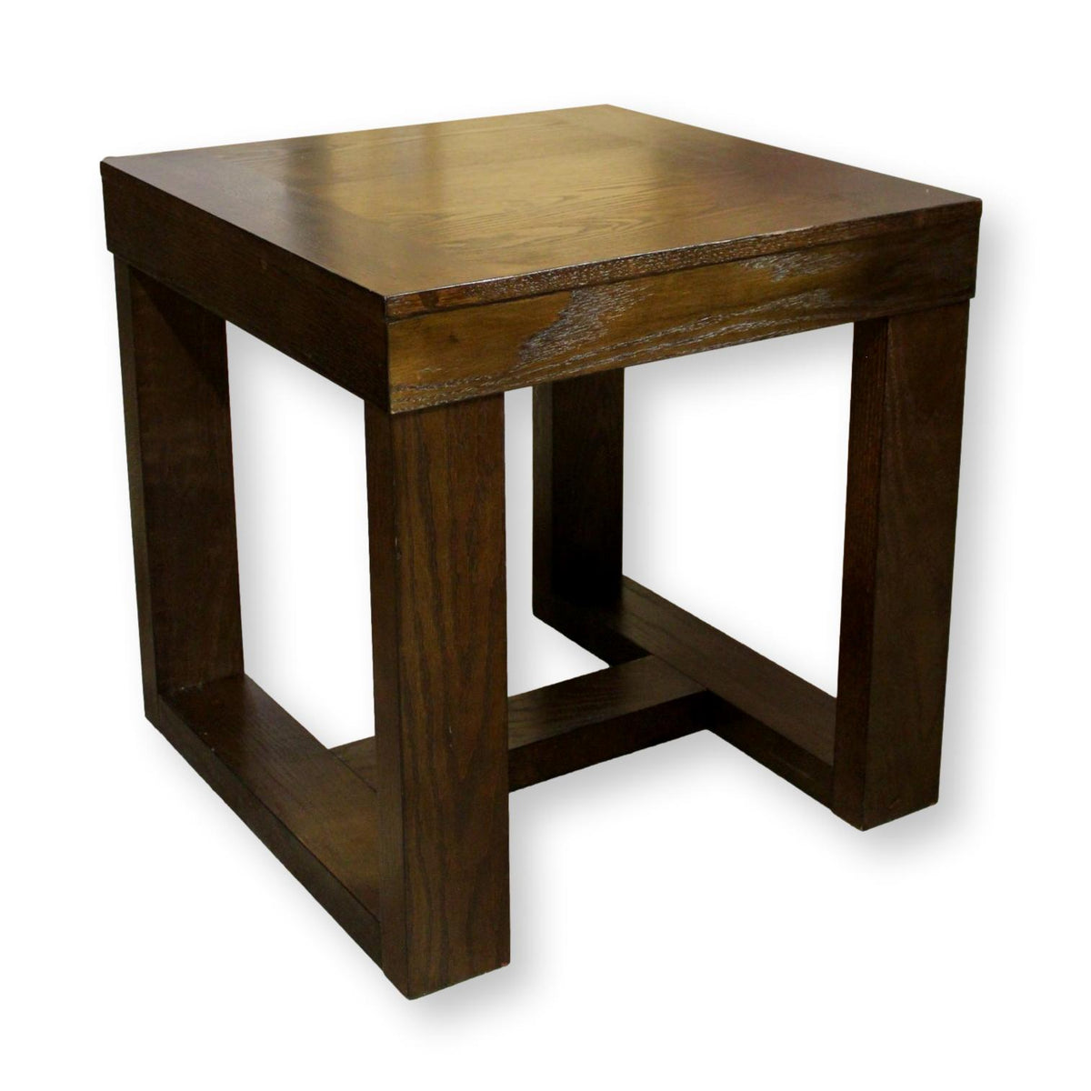 Ashley Dark Oak Square End Table