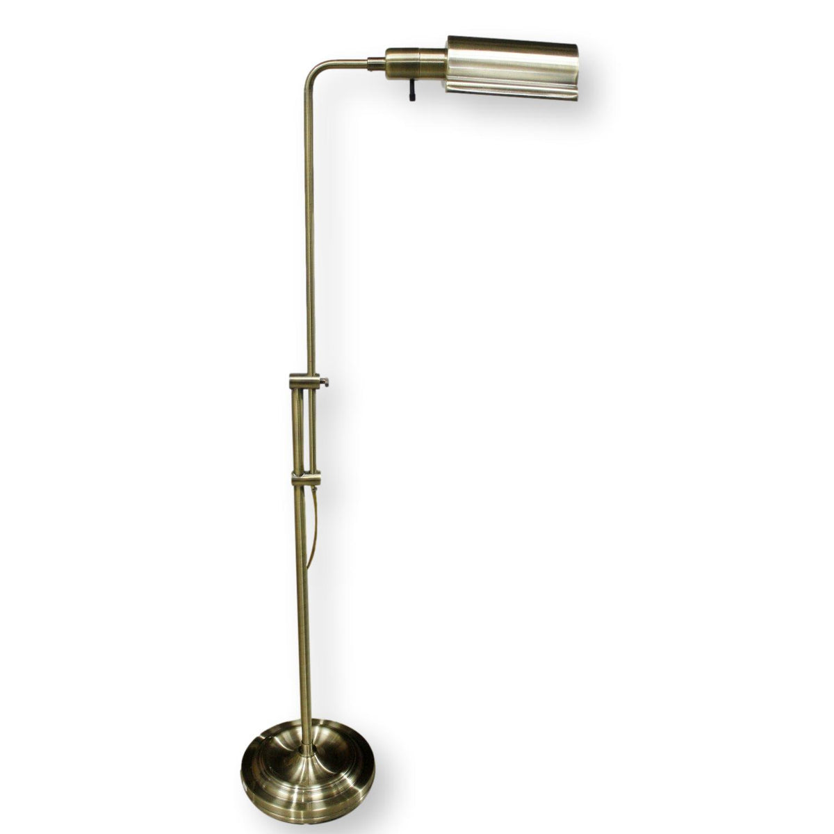 Polished Brass Pharmacy Style Floor Lamp