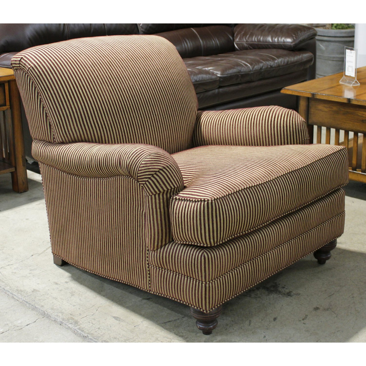 Ethan Allen Club Chair w/Ottoman