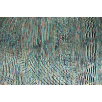 Green Recliner w/Oak Arms