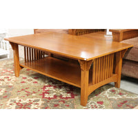 Mission Style Oak Coffee Table
