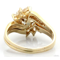 Shane Co. Vintage 1.11ct Princess Cut Diamond Bridal Set | 14K Yellow Gold | 1.81ctw