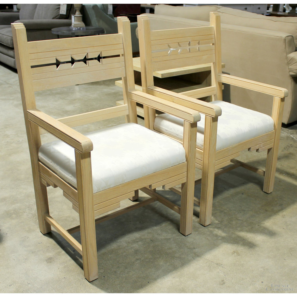 Stone Creek Pair of Arm Chairs