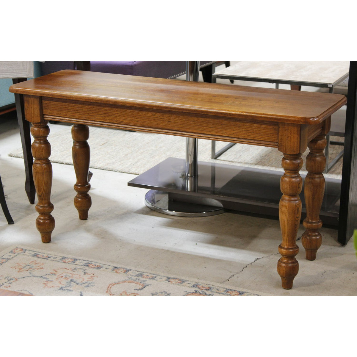 Hammary Oak Console Table