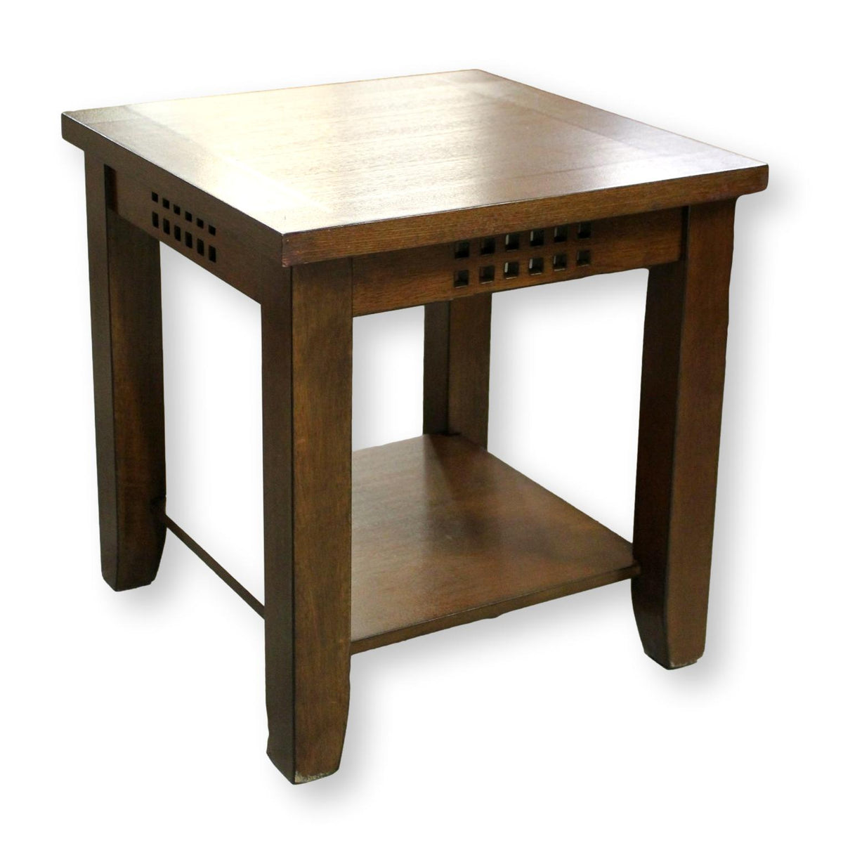 Craftsman Style Oak End Table
