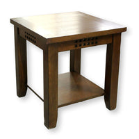 Craftsman Style Oak End Table