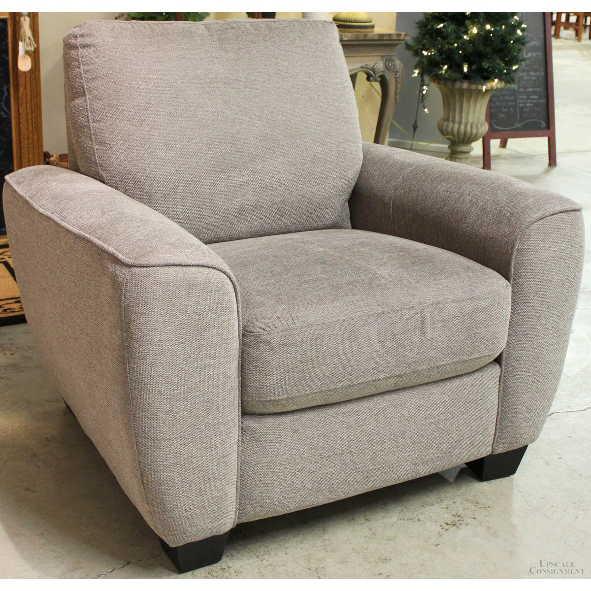 Gray Club Chair