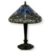 Tiffany Style Dragonfly Table Lamp