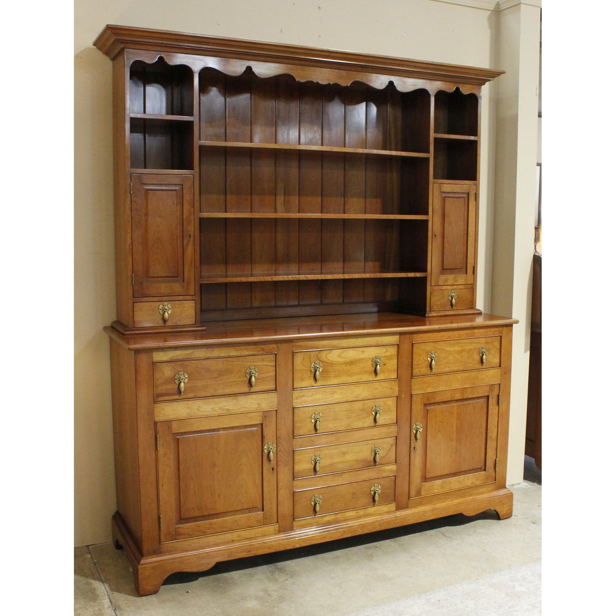 Leopold Stickley Colonial Style China Cabinet