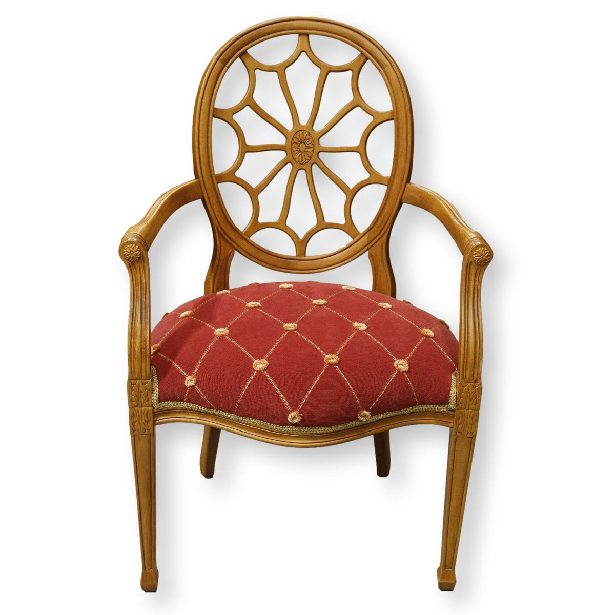 Ethan Allen Spiderback Accent Chair