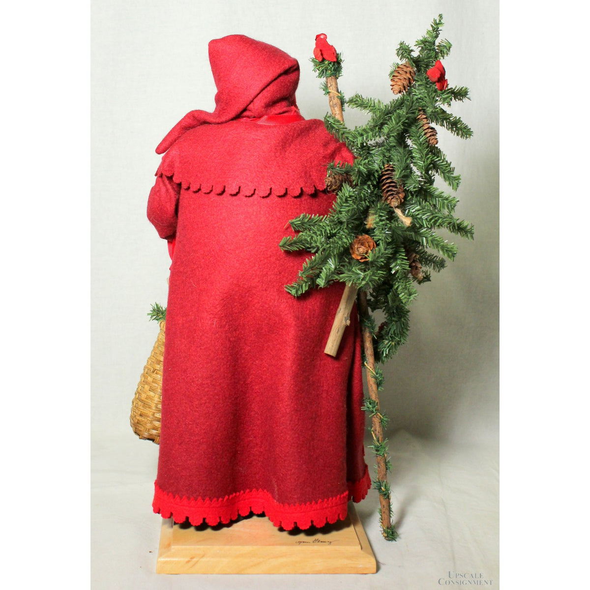 Lynn Haney 'Crimson Christmas' 18'' Santa Figure