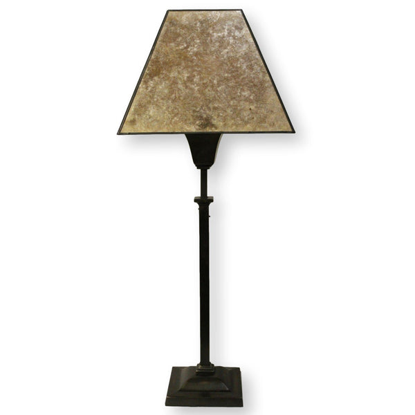 Bronze Table Lamp w/Mica Shade