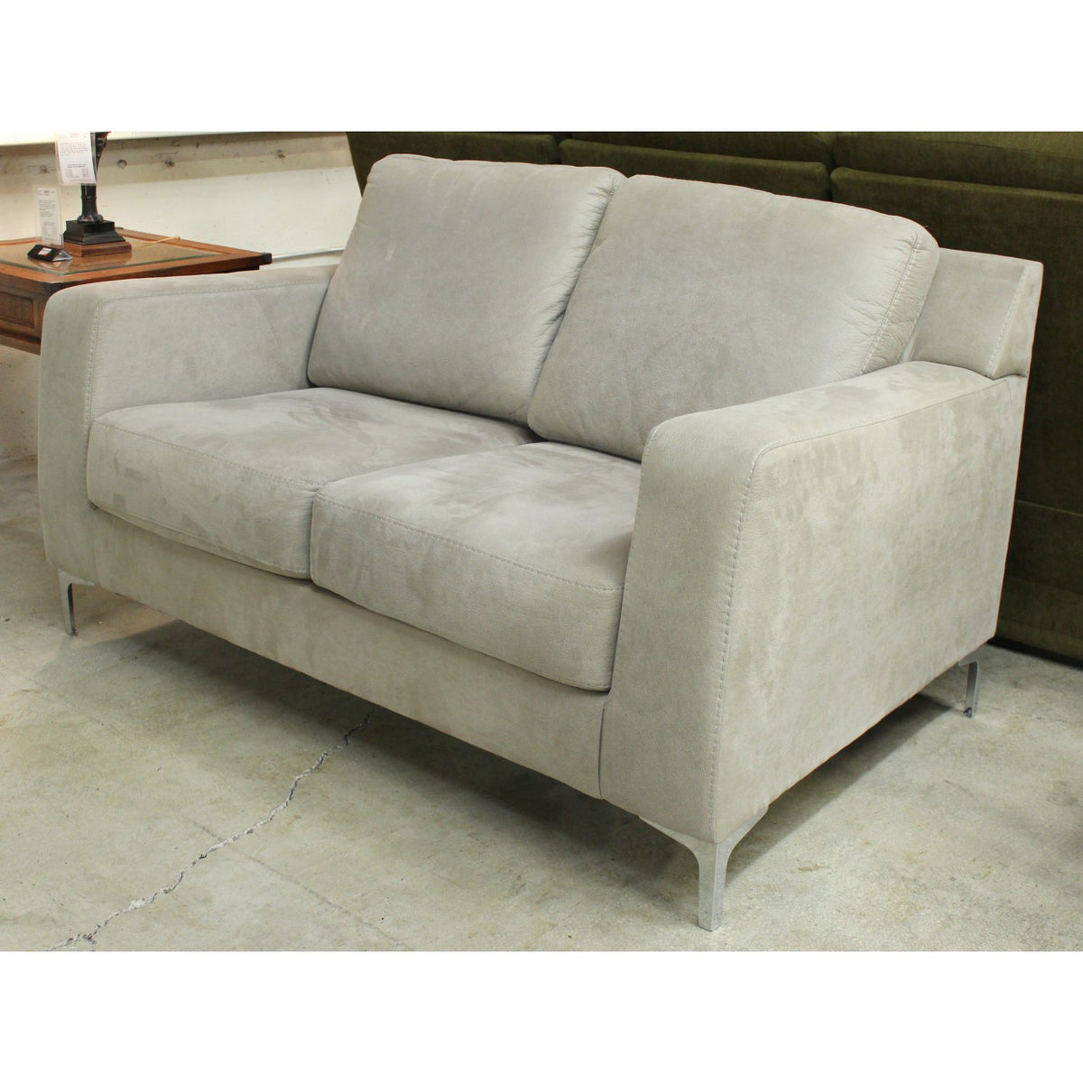 Ashley Modern Gray Loveseat